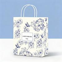 Hochwertige Braune Umweltfreundliche Recycelte Kraftpapiertüte Biologisch Abbaubar Langlebig Wasserdicht Maßgeschneiderte Einkaufs-Verpackungs-Geschenktüte für Schuhe und Baumwolle