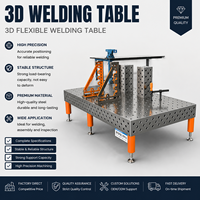 Table de soudage flexible 3D D28 System, plateforme de travail de soudage industrielle usinée avec précision