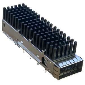 Cage SFP 1367645-5 positions avec connecteur de dissipateur de chaleur trou traversant à <span class=keywords><strong>Angle</strong></span> droit - Product Image 3