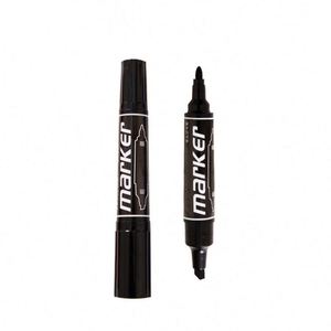 Marcadores Permanentes de Doble Punta con Tinta de Secado Rápido, Personalizables, para Plástico, Madera, Piedra, Metal, Vidrio, Dibujo y Marcado - Product Image 1