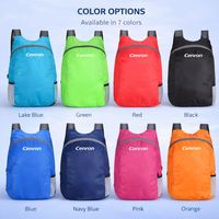 Mochila Plegable de Poliéster Ligera de Gran Capacidad CL BA-7002, Cierre de Cremallera, Diseño Impermeable y Duradero, Promociones