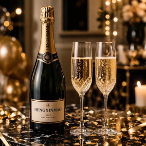 <span class=keywords><strong>Étiquette</strong></span>s personnalisées en rouleau pour <span class=keywords><strong>champagne</strong></span>, dorées à chaud, style vintage, avec badge gaufré, autocollantes, imperméables, pour bouteilles, avec logo personnalisé - Product Image 3