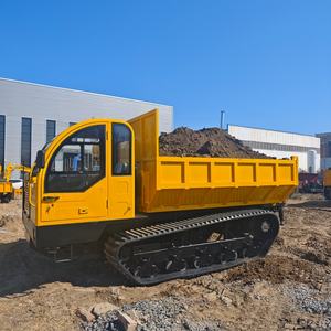 รถดัมพ์บรรทุกดีเซลหนัก10ตัน12ตันรถดัมพ์ไฮดรอลิคตีนตะขาบ Yuchai เครื่องยนต์160HP ใหม่ - Product Image 5