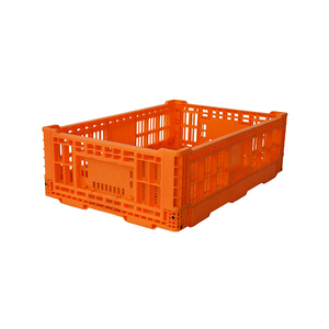 Nhiệm Vụ Nặng Nề Tái Sử Dụng Đóng Mở Lưu Trữ Nhựa Gấp Thùng Rau Lớn Giỏ Thùng - Product Image 6
