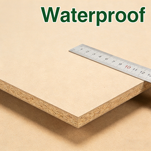 Panneau MDF uni sur mesure 2440*1220*6mm, design moderne, placage bois naturel, feuille MDF résistante à l'humidité, normes E1 et faibles émissions de formaldéhyde - Product Image 4