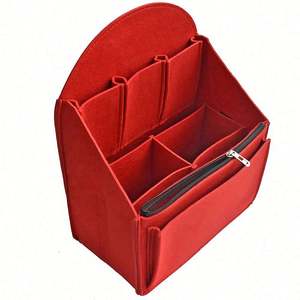 Hot Sale Travel Makeup Purse Organizer Women Backpack for Mummy <b>Small</b> Large Felt Backpack Organizer Insert - Product Image 1