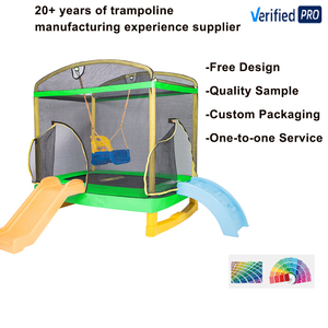 Vente chaude Jingyi 6.5Ft <span class=keywords><strong>Gymnastique</strong></span> Professionnelle Durable En Plein Air Intérieur Enfants Rond Bungee Trampoline À Vendre - Product Image 2