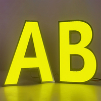 Letrero Personalizado para Tienda, Diseño de Letras con Iluminación LED Frontal, Letrero Luminoso para Negocios en Exteriores