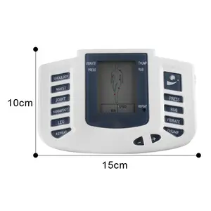 Masseur d'impulsions électronique JR-309A masseur corporel TENS UNIT EMS MACHINE Stimulateur électrique avec pantoufle de massage à électrodes