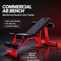 Peralatan Fitness Bodybuilding Berkualitas Tinggi Ekspor Langsung Pabrik, Bench Decline Komersial & Rumah Tangga dengan Garansi
