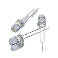 Diode LED Hlx 5x8.6mm Bullet Bleue Verte Multicolore, Pack Mixte 1000 Pièces, CRI Élevé 90, Testée 3 Ans, 20mA