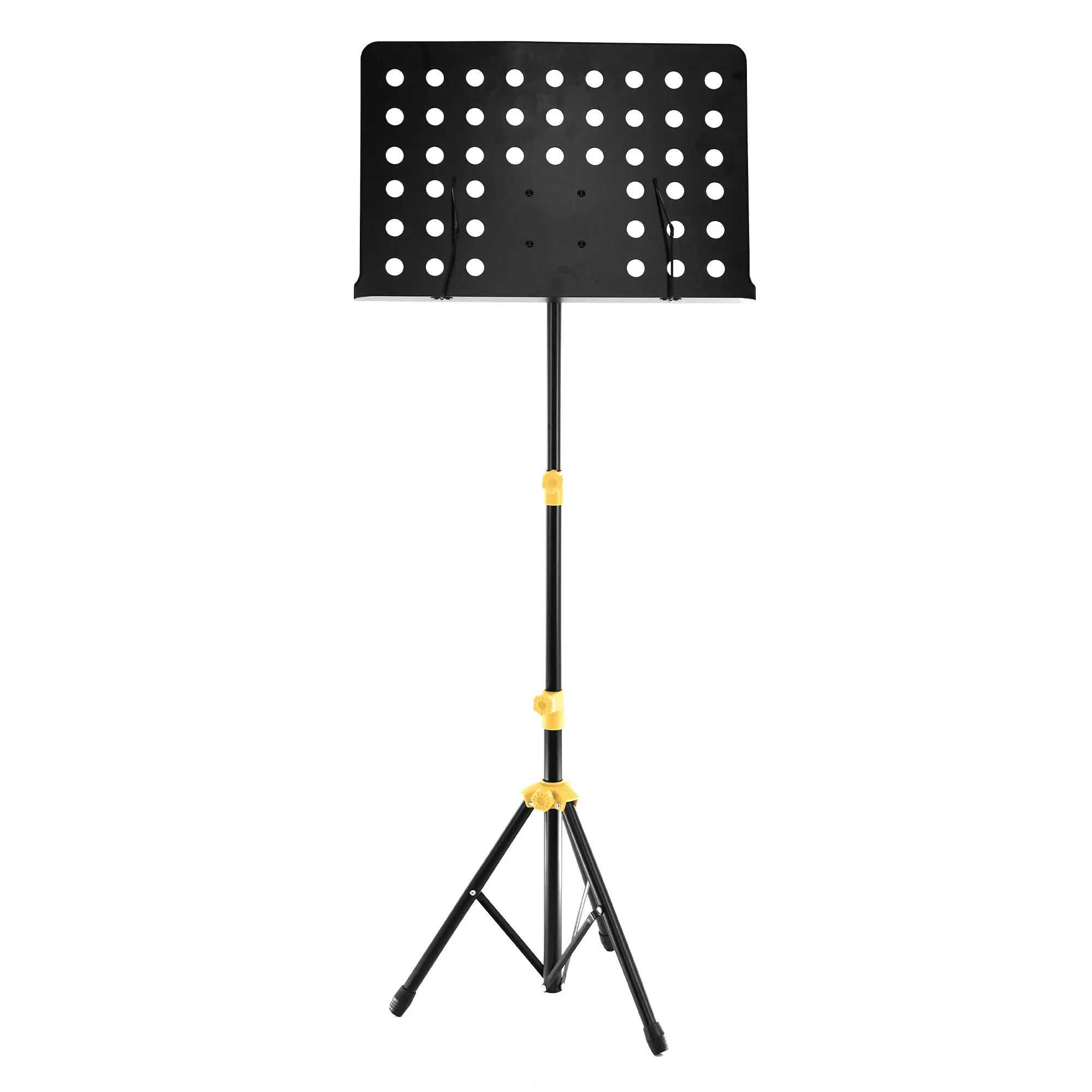 MS-34Y Trépied Instrument de musique Pupitre de musique Pas cher Portable Jaune Pupitre de musique en vente