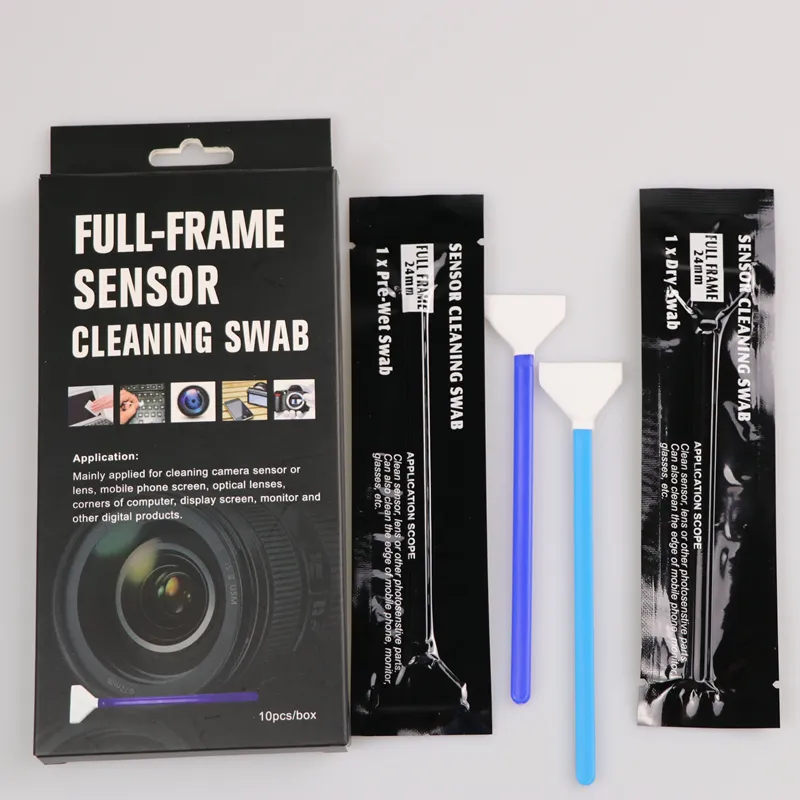 Full Frame Camerasensor Schoonmaakwattenstaafjes 24Mm Microvezelkop