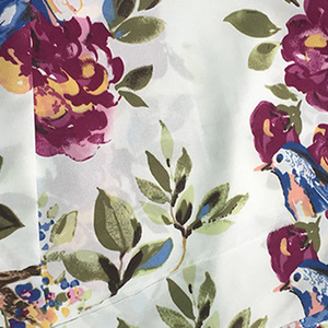 Flor tela de lana Impresión de hoja de cama mejor tela para hacer ropa de cama - Product Image 6