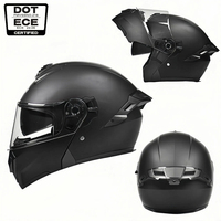 Casque de moto ABS personnalisé de haute qualité avec visière double réglable, haute dureté, pour la conduite tout-terrain et le cyclisme quotidien