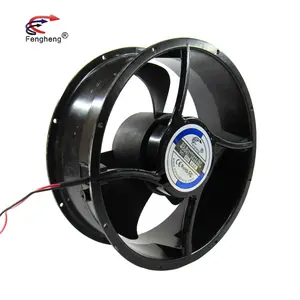 Fengheng EC hava soğutma 12v 48 volt 10 inç 254mm su geçirmez 220V 240V 254X254X89mm araba eksenel fan