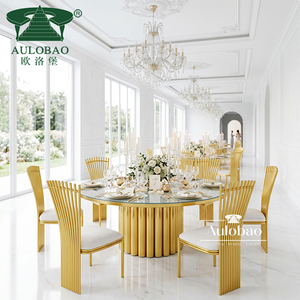 Silla de Comedor para Exteriores con Respaldo Alto, Estructura de Acero Inoxidable, Blanca y Dorada - Product Image 3