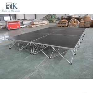 เวทีอุตสาหกรรมพื้นผิวปูพรม/กันลื่น พร้อมเวทียกพับได้แบบสไปเดอร์ - Product Image 4