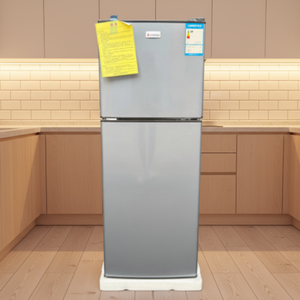 Refrigerador BCD-148 Inteligente, Sin Escarcha, de Acero Inoxidable, de Doble Puerta con Congelador Superior, a Gas/Eléctrico, Nuevo, para Uso Doméstico - Product Image 6