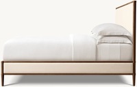 Mobilier de chambre à coucher au design moderne de style nordique Ensemble de lit de luxe Mobilier Lit moderne lit à double panneau en tissu