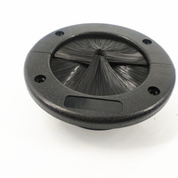 Raised Floor Airflow Management 4" Round Floor Brush Grommet/Furniture Hardware Accessories Computer Cable Outlet Floor Grommet