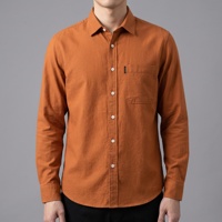 Chemise Oxford Classique 100% Coton pour Homme 180G Lourde Manches Longues Respirante Décontractée et Habillée Haut de Gamme