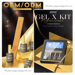 JTING Nouveau Kit Gel X OEM Vente en Gros Personnalisation Gratuite Vernis Gel Déshydratant Primer Colle Top Coat avec Lime à Ongles Boîte de Capsules en Gel Souple - Product Image 6