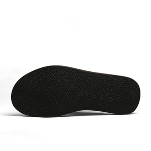 Nuevas Chanclas de cuero de alta calidad, diseño plano de marca de lujo, <span class=keywords><strong>sandalias</strong></span> de gladiador romano de vaca genuina 38-46, OEM de fábrica de gran tamaño - Product Image 6