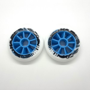 Ruedas de <span class=keywords><strong>patines</strong></span> en línea de velocidad profesional de poliuretano personalizado de fábrica, <span class=keywords><strong>patines</strong></span> en línea de rueda grande de <span class=keywords><strong>125mm</strong></span> de velocidad - Product Image 3