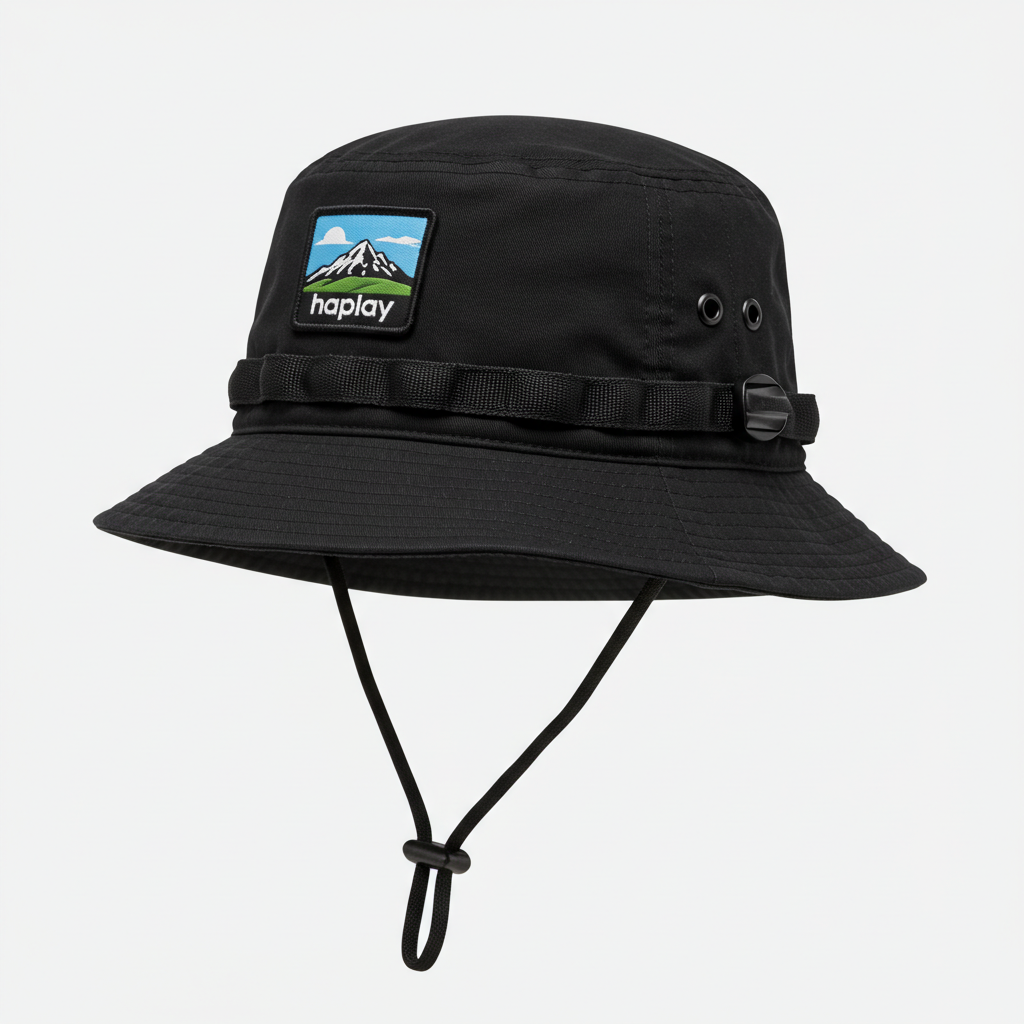 Cappello Safari Boonie Estivo - Cotone, Tesa Larga, Pieghevole, Con Cordino - Foto 5