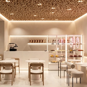 ออกแบบตกแต่งภายในร้านเบเกอรี่ ขนมหวาน ร้านกาแฟ พร้อมเฟอร์นิเจอร์โชว์สินค้า ตกแต่งครบห้อง ปรับแต่งได้ตามต้องการ ตู้โชว์กระจก ตกแต่งร้านกาแฟ - Product Image 2