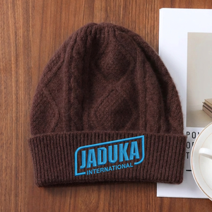 Custom Logo High Quality Oem <b>Hats</b> <b>Men</b> Thickened Warm Cap Casual Blank Knitted <b>Winter</b> <b>Hats</b> Beanies - Product Image 2
