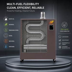 Calentador de Queroseno Portátil para Interiores y Exteriores, Calentador de Tubo de Diésel con Infrarrojos Lejanos y Ruedas, de Fábrica de Equipos de Calefacción - Product Image 2