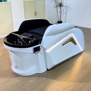 Chaise de lavage de cheveux électrique confortable pour salon de coiffure, mobilier de massage, lit de lavage de cheveux, chaise de shampooing avec bol - Product Image 5