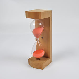 <span class=keywords><strong>Sablier</strong></span> moderne <span class=keywords><strong>en</strong></span> bois de pin massif de 15 <span class=keywords><strong>minutes</strong></span> - Product Image 2