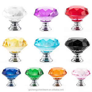Perillas de cajón de cristal de cocina de 30mm, gran oferta, manijas de tirador de armario para muebles, perilla y manija de cristal para <span class=keywords><strong>puerta</strong></span> - Product Image 1