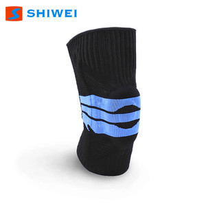 Shiwei Knee Pads Black And Blue Breathable Support For <b>Badminton</b> Outdoor Sports Unisex - Product Image 3