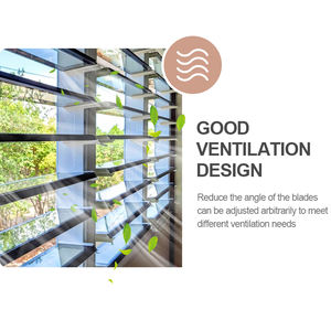 نوافذ وأبواب زجاجية شفافة مقواة مخصصة وفقًا للمعيار الأسترالي AS2047 من OUNA، تصميم شبكي من الألومنيوم - Product Image 4