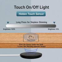 Interrupteur à capteur tactile intelligent 170~240V avec portée de détection de 1-5 cm et commande par geste de la main pour armoires et surfaces en verre
