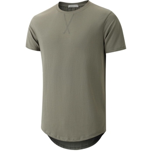 Camiseta de algodón 100% de punto, estilo hipster, hip hop, cuello redondo, manga corta, transpirable, con LOGO personalizado, preencogida, tallas S-4XL - Product Image 1