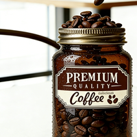 Etichette Adesive Personalizzate con Logo, Resistenti all'Olio e all'Acqua, Adesivo Forte in Vinile per Barattoli di Caffè, Bottiglie, Sacchetti, Imballaggi in Rotolo