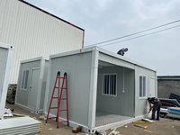 Casa Container Prefabbricata Modulare da 20 Piedi, Casa Mobile Compatta per Abitazione, Ufficio, Hotel e Uso Commerciale, Design Moderno