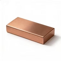 Barre de cuivre pur de 1 kg, taille standard, pour collection et stockage