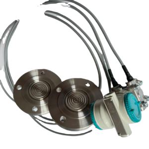 ハンクLCDディスプレイダブルフランジ差圧トランスミッターフランジ液面トランスミッター - Product Image 1