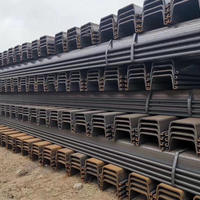 Panneau en acier laminé à chaud de type U Larssen S355GP ASTM A572 Gr.50 400x100x10.5mm 6m-18m pour mur de soutènement et barrage