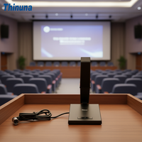 Microphone de conférence professionnel à condensateur Thinuna GM-50, supercardioïde directionnel, blindage anti-ondes radio, micro de capture audio de haute qualité