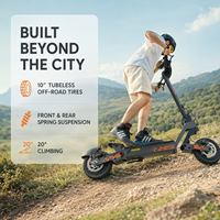 Scooter Eléctrico de 800W con Tracción Trasera KuKirin G2, Doble Suspensión, Todoterreno, para Adultos, con Autonomía de 50km