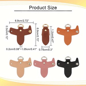 <strong>Leather</strong> <strong>Bag</strong> <strong>Corners</strong> Protector Durable D-Ring Connectors Detachable Handle Cover <strong>for</strong> Handbag Crossbody Shoulder Strap - Product Image 6