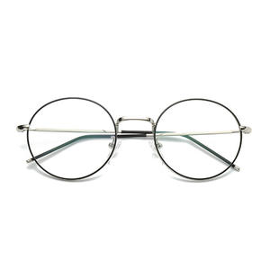Gafas de Metal Redondas Retro Qianai V3-1885, Montura Completa, Lentes de PC, Anti-UV, Anti-Luz Azul, Unisex, Origen Taizhou - Product Image 3