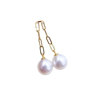 อุปกรณ์ทำต่างหูเงินแท้ S925 ประดับมุก DIY ขนาด 7-11 มม. ทรงกลม รุ่น 21863 พร้อมฐานต่างหูแบบแฟชั่นสำหรับทำต่างหูตามสั่ง - Product Image 5